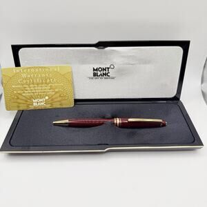 Vintage MONTBLANC Meisterstuck Gold Plated Trim Classique 164 Ballpoint Pen Case